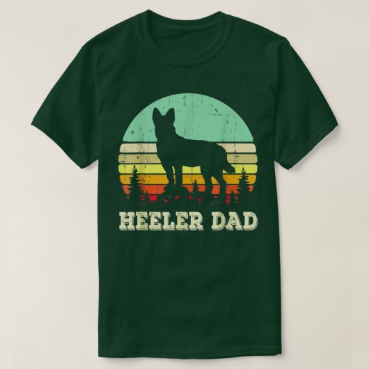 T-shirt Blue Heeler Dog Dad Australian Cattle Dog Lovers F (Design devant)