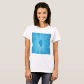 T-shirt Blue Illinois Womens (Devant entier)