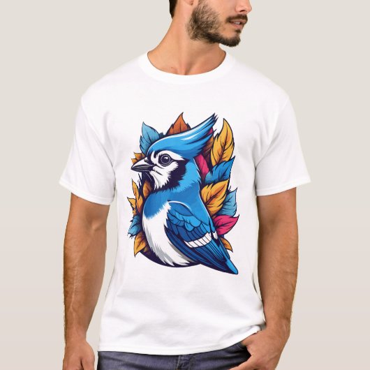 T-shirt Blue Jay (Devant)