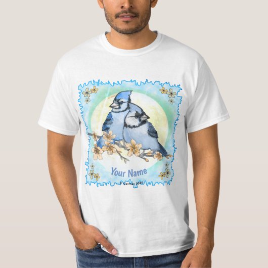 T-shirt Blue Jay Branch (Devant)