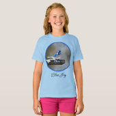 T-shirt Blue Jay Painting (Devant entier)