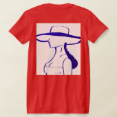 T-shirt Blue Lady (Couchage Retour)