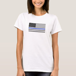 T-shirt "Blue Line mince" marquent le t