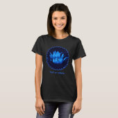 T-shirt Blue Lotus Flower Personalized (Devant entier)