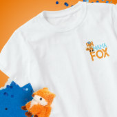 T-shirt Blue Mama Fox Wild One Woodland Anniversaire T-shi