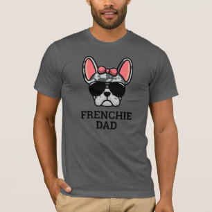 T-shirt Blue Merle French Bulldog Frenchie Chien Papa