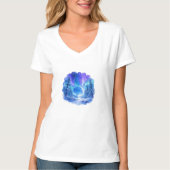 T-Shirt Blue Moon Fantasy Forest (Devant)