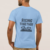 T-shirt Blue Moon Rising Bella+Canvas Jersey Court (Dos)