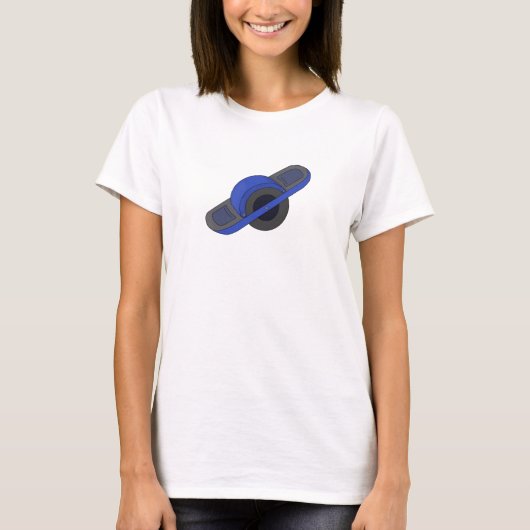T-shirt Blue One Wheel (Devant)