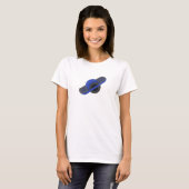T-shirt Blue One Wheel (Devant entier)