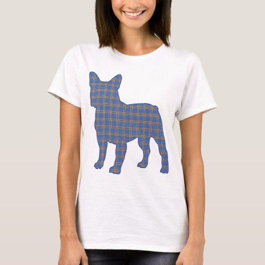 T-shirt blue_plaid_ (Devant)
