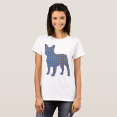 T-shirt blue_plaid_ (Devant entier)
