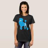 T-shirt Blue Poodle       (Devant entier)