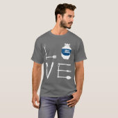 T-shirt Blue Rhino "Love Utensils" Hommes (Devant entier)