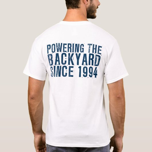 T-shirt Blue Rhino "Powering the Jardin" Hommes (Dos)