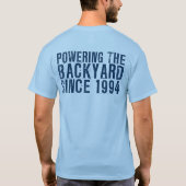 T-shirt Blue Rhino "Powering the Jardin" Hommes (Dos)