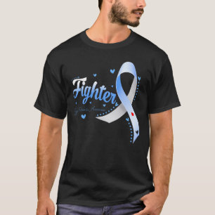T-shirt Blue Ribbon Fighter Type 1 Sensibilisation au diab