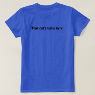 T-shirt Blue Ridge Maine Coons Chat Face Personnalisée Re