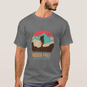 T-shirt Blue Ridge Mountain Roam Randonnée libre Chemise e (Devant)