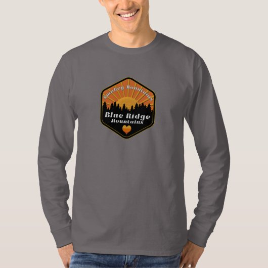 T-shirt Blue Ridge Mountains (Devant)