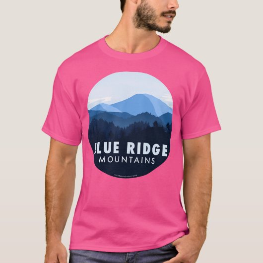 T-shirt Blue Ridge Mountains Active (Devant)