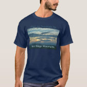 T-shirt Blue Ridge Mountains Asheville Caroline du Nord (Devant)