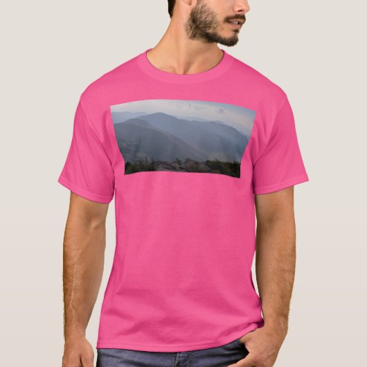 T-shirt Blue Ridge Mountains Long (Devant)