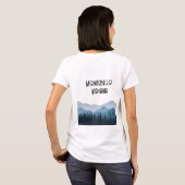 T-shirt Blue Ridge Mountains, Montebello personnalisable (Dos entier)