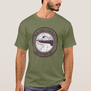 T-shirt Blue Ridge Parkway Pittoresque Byway Virginia Nort