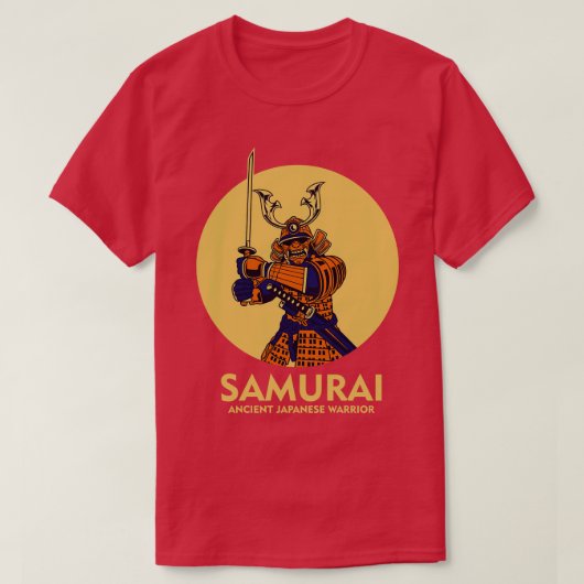 T-SHIRT BLUE SAMURAI (Design devant)