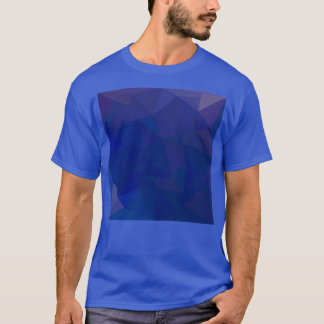 T-shirt Blue Sapphire Abstrait bas Arrière - plan en polyg
