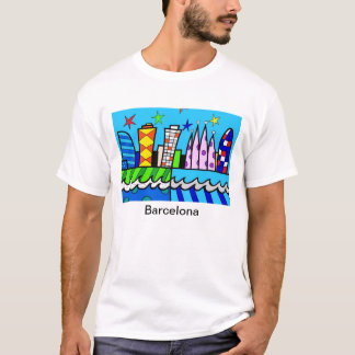 T-shirt Blue sky fun from Barcelone