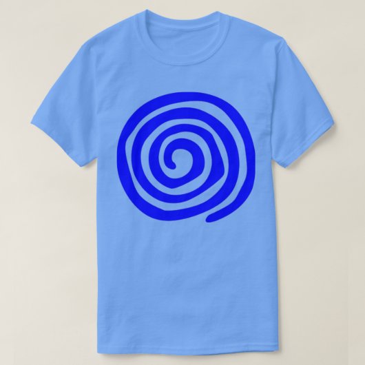 T-shirt Blue Spriral (Design devant)