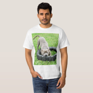 T-shirt Blue Staffordshire Bull Terrier Temps de jeu