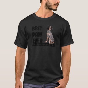 T-shirt Blue Tick Coonhound Papa Fête des pères Chien Best