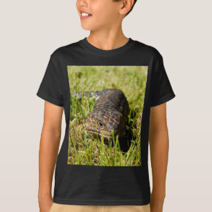 T-shirt Blue Tongue Lizard Creeping