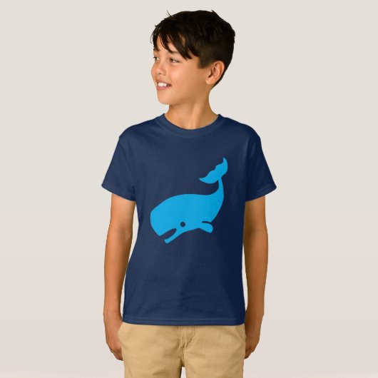 T-shirt "Blue Whale" (Devant entier)