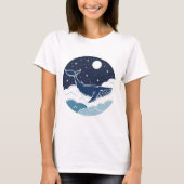 T-shirt Blue Whale Dream (Devant)