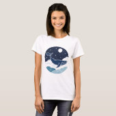 T-shirt Blue Whale Dream (Devant entier)