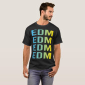 T-shirt Blue Yellow EDM (Devant entier)