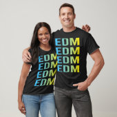 T-shirt Blue Yellow EDM (Unisexe)