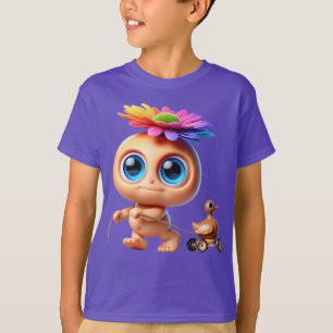 T-shirt Blueaisik avec un canard en bois