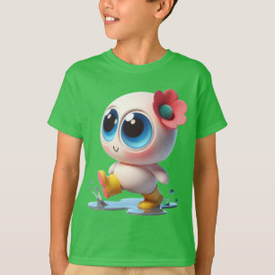 T-shirt Blueaisik Splashing in Puddles