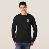 T-shirt Bluebird Bird Letter B (Devant entier)