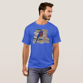 T-shirt Bluebird Birds and Books Lecture Oiseaux Regarder  (Devant entier)