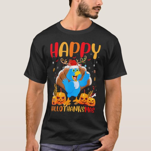 T-shirt Bluebird Happy Bluebird Hellothanksmas (Devant)