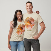 T-shirt Bluebird Nature Art Personalized (Unisexe)