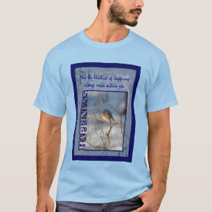 T-shirt Bluebird Of Happiness Inspiration