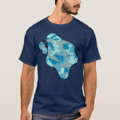 T-shirt BlueBlast Camo Motif Paint Splat (Devant)