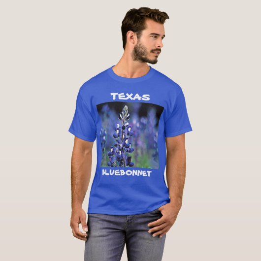 T-shirt Bluebonnet de Texas (Devant entier)